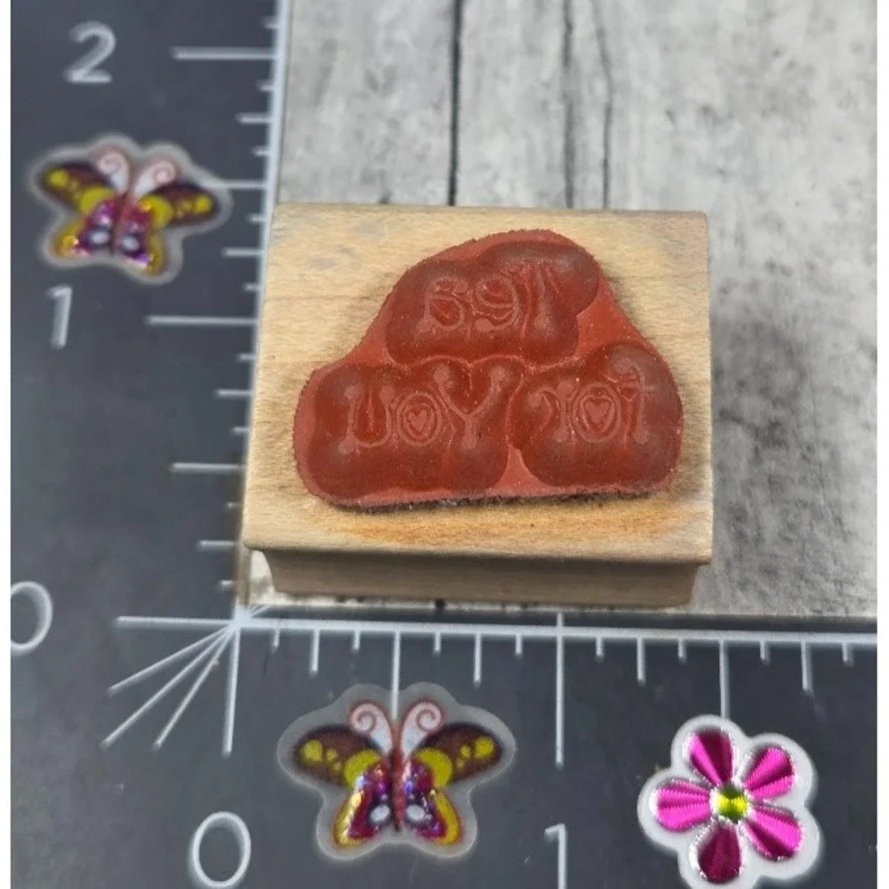 Darcie's Tea For You D1275 1996 Rubber Stamp Wood #J78